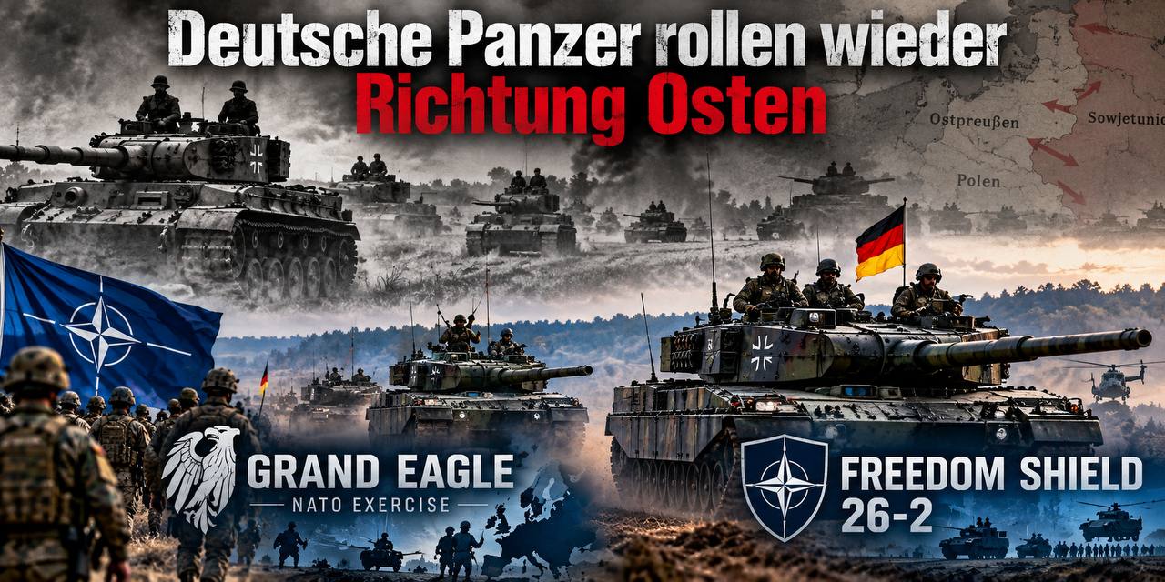 Des chars allemands roulent vers l'Est