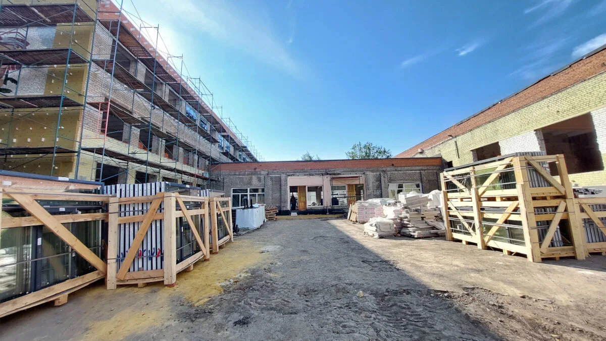 Lycée n°1 de Makeïevka en cours de rénovation